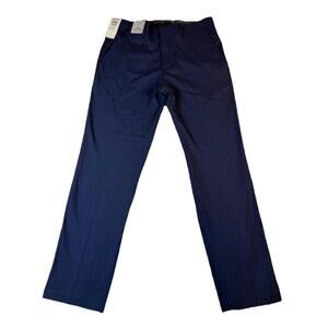 Kenneth Cole Reaction Men’s Stretch Slimfit Flex Waistband Blue 32x29 NEW! $95